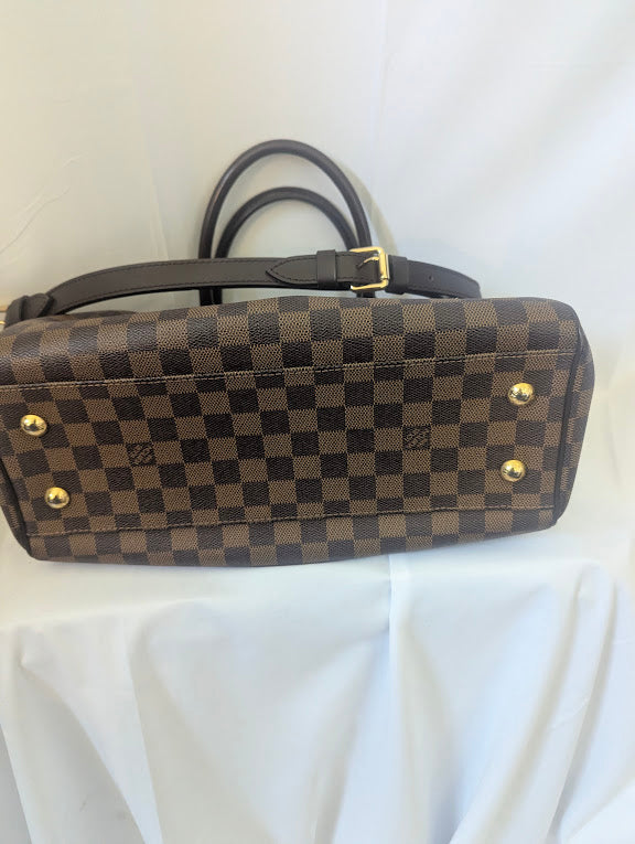 Louis Vuitton Brown Damier Ebene Coated Canvas Shoulder Bag