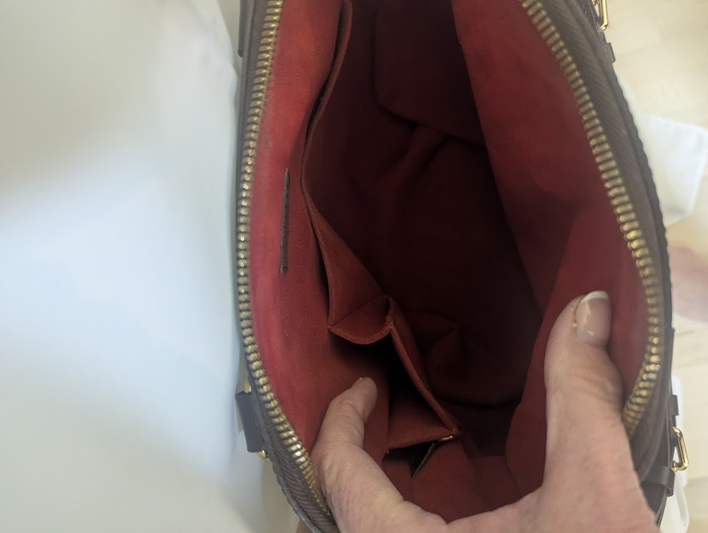 Louis Vuitton Brown Damier Ebene Coated Canvas Shoulder Bag