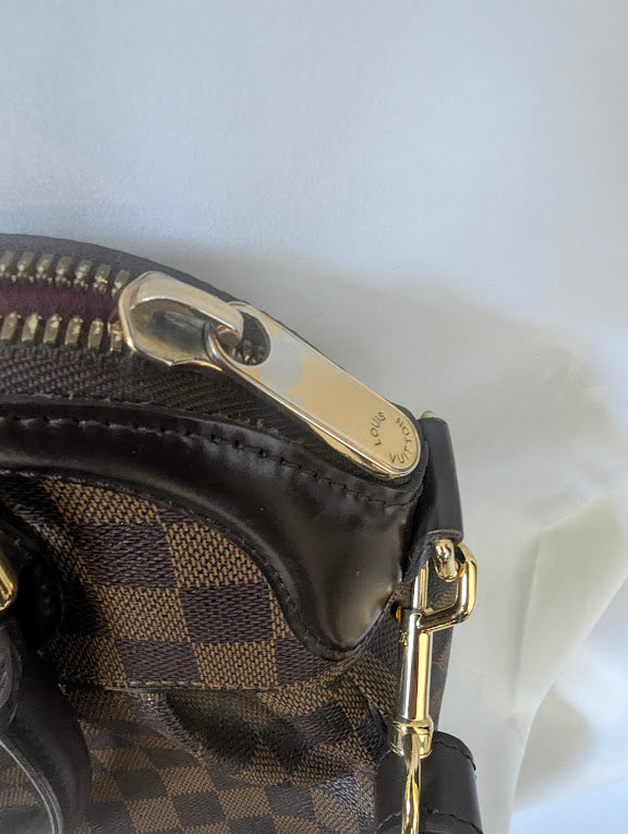 Louis Vuitton Brown Damier Ebene Coated Canvas Shoulder Bag