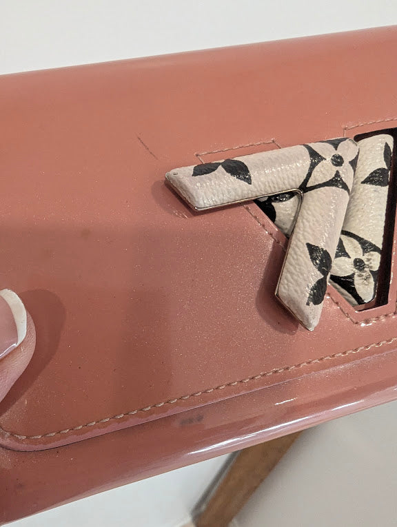 Louis Vuitton Patent Twist Long Wallet