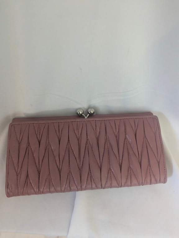 Miu Miu Pink Puffy Wallet