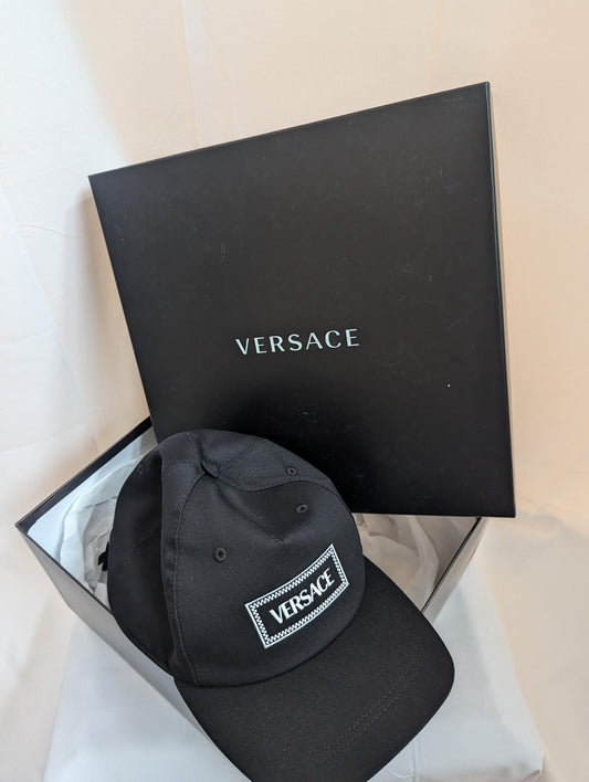 Versace Baseball Hat Black