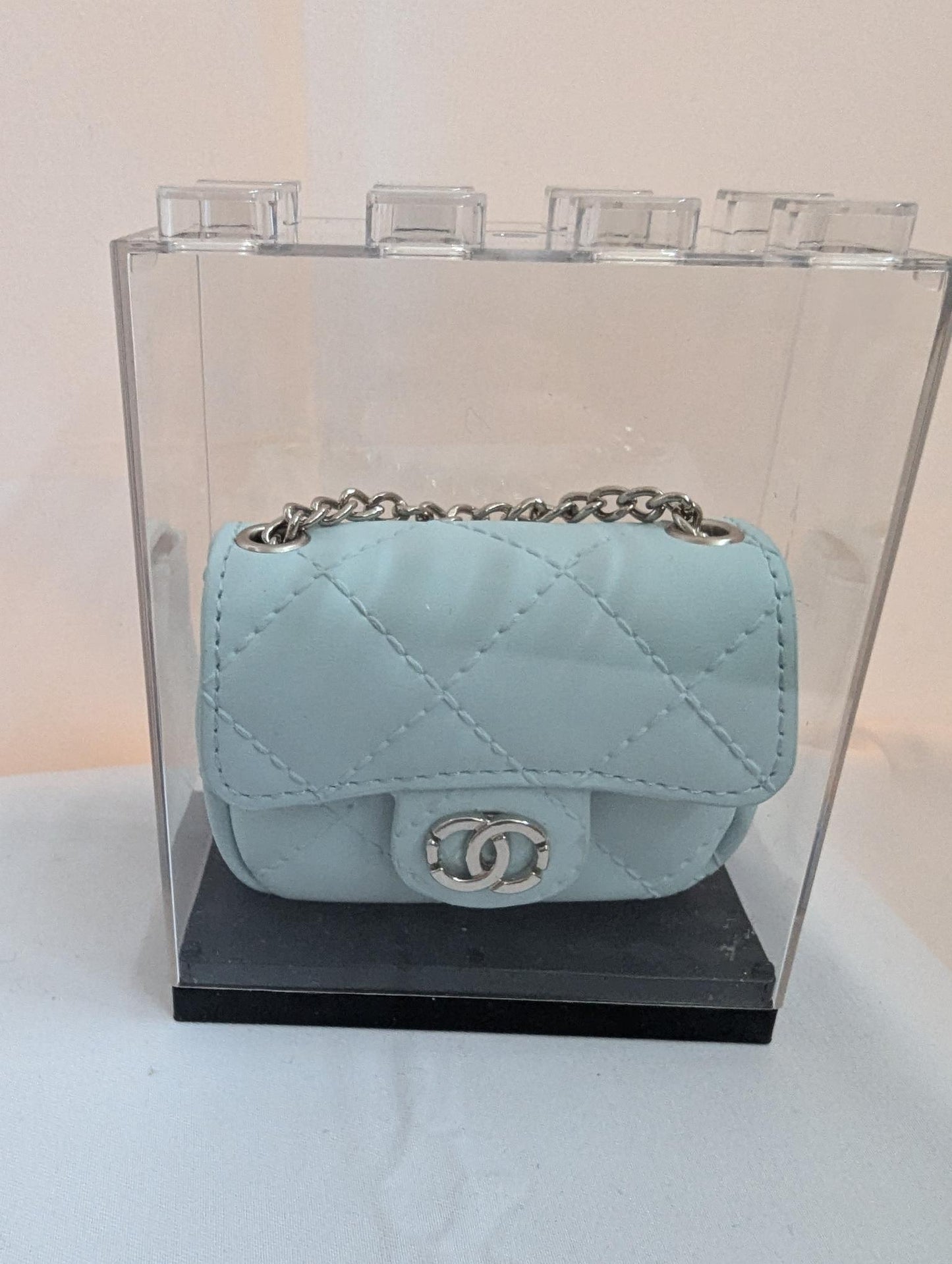 Replica Designer Tiny Purse Lt Blue - Bikini Bottoms