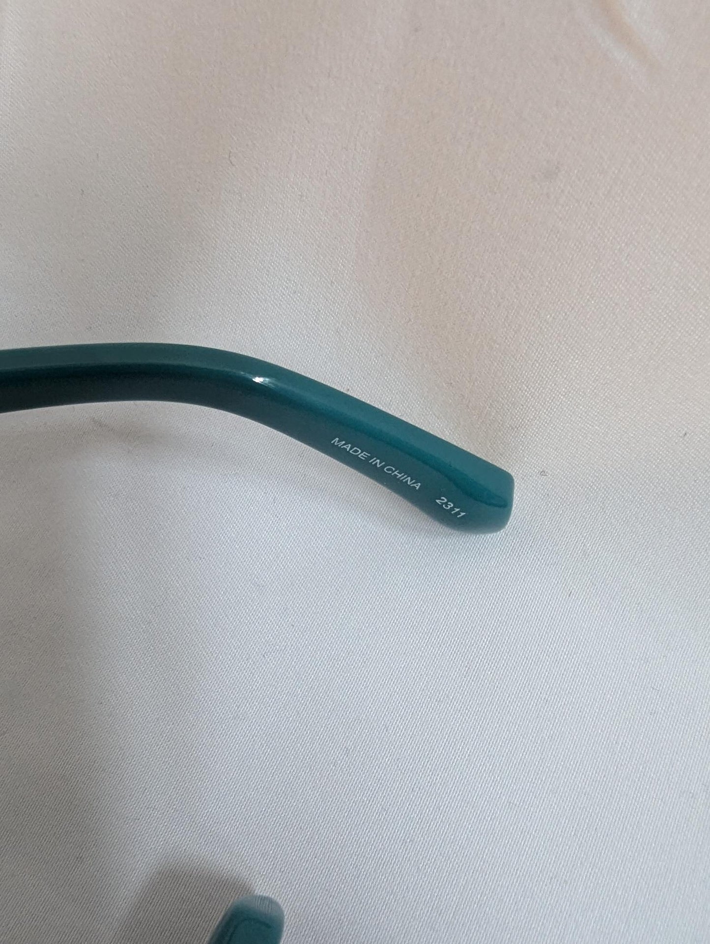 Karl Lagerfeld Teal Green Sunglasses