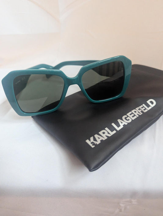Karl Lagerfeld Teal Green Sunglasses