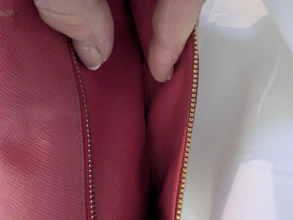 Prada BrightPink Wallet with Bow in Box