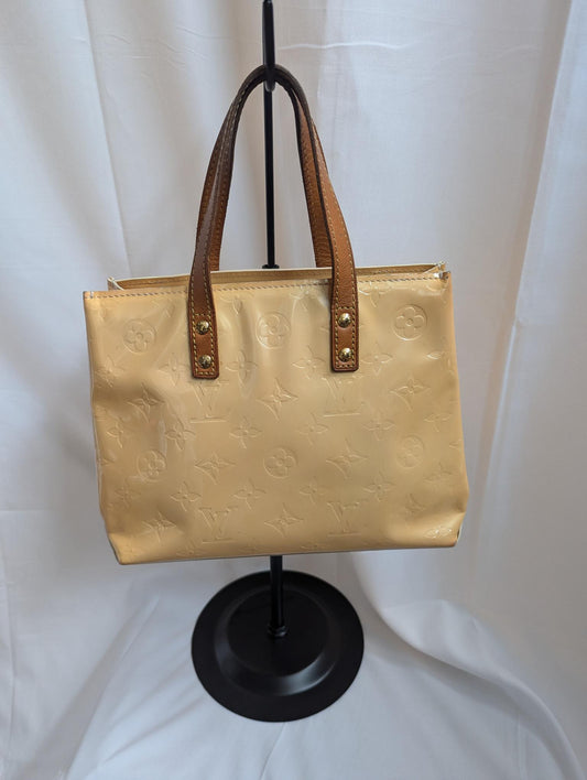 Louis Vuitton Yellow Monogram Vernis Reade PM