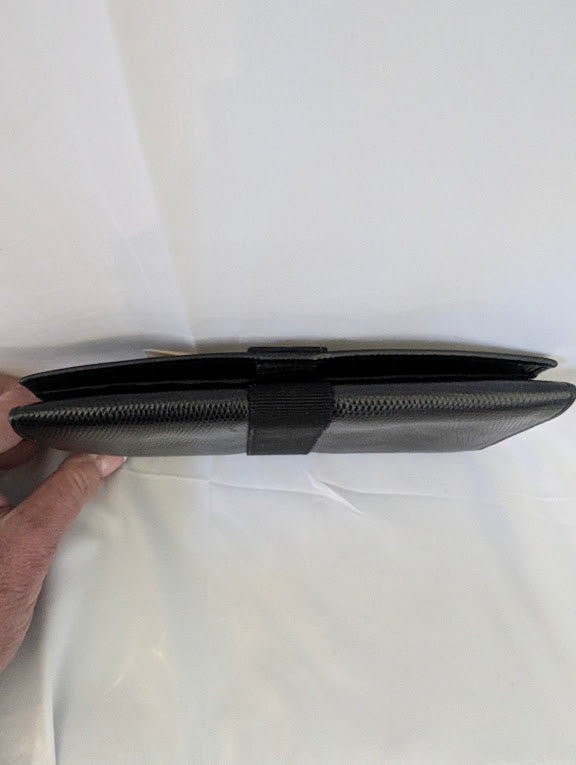 Ferragamo Black Long Wallet in Box