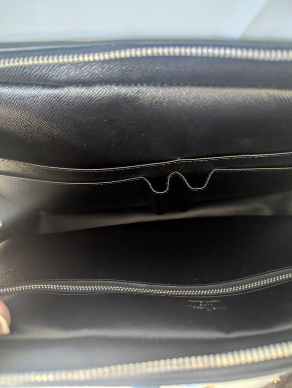 Louis Vuitton Epi Black Porte Document Voyage Business Bag