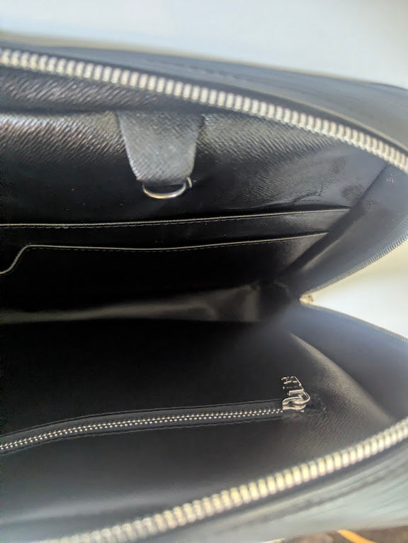 Louis Vuitton Epi Black Porte Document Voyage Business Bag
