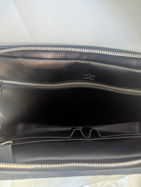 Louis Vuitton Epi Black Porte Document Voyage Business Bag