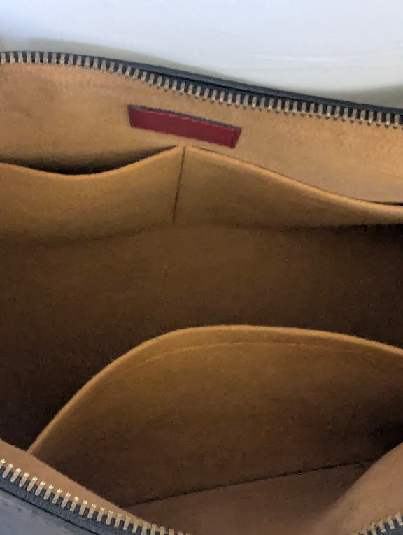 Louis Vuitton Tuileries Monogram Canvas with Red, Black, Tan Accents Handbag - Shoulder Bag