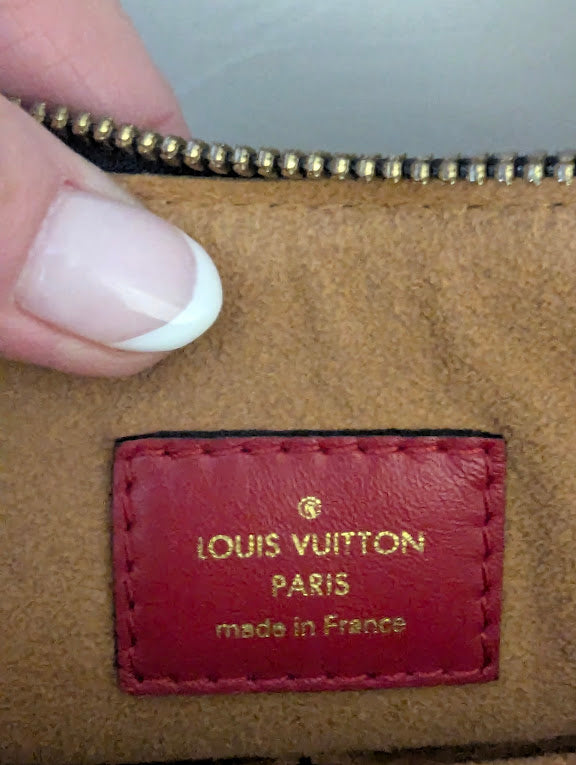 Louis Vuitton Tuileries Monogram Canvas with Red, Black, Tan Accents Handbag - Shoulder Bag