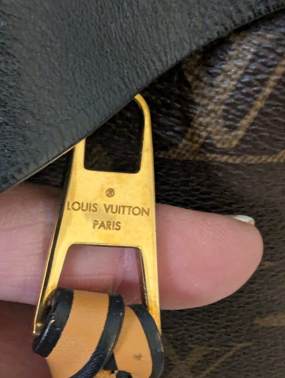 Louis Vuitton Tuileries Monogram Canvas with Red, Black, Tan Accents Handbag - Shoulder Bag