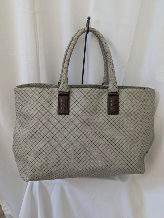Bottega Veneta Tan and Brown Tote