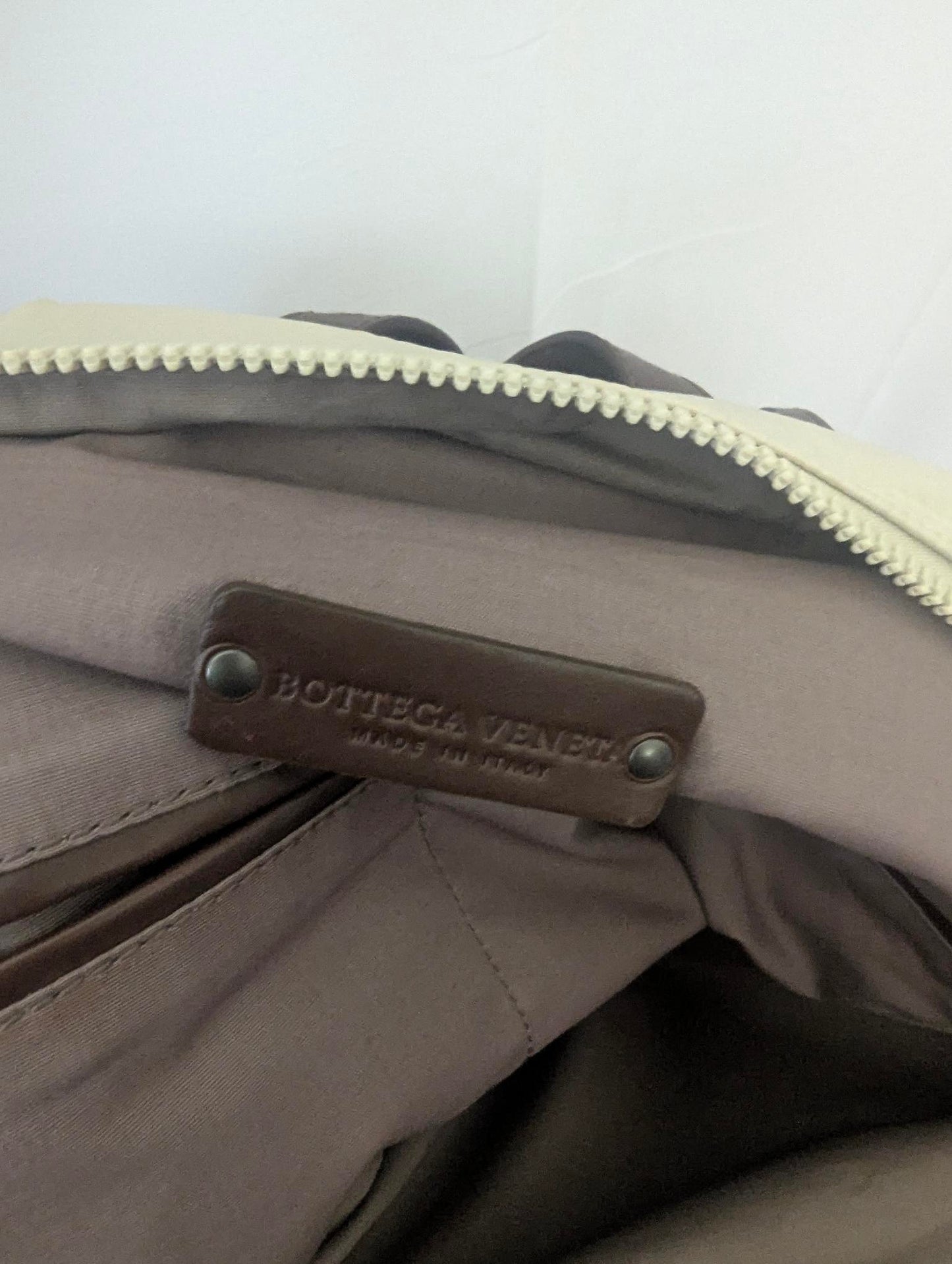 Bottega Veneta Nylon Beige Tote