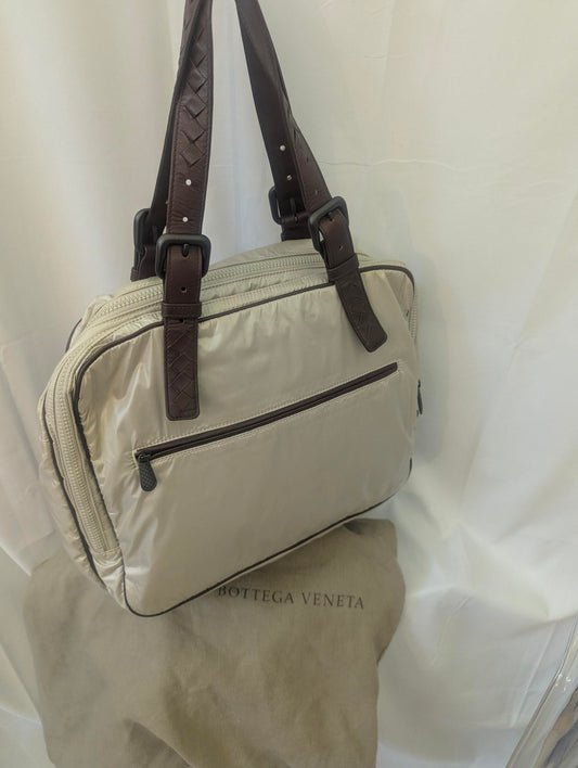 Bottega Veneta Nylon Beige Tote
