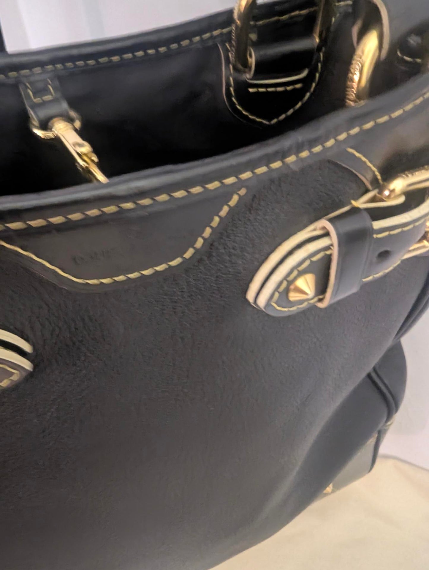 Louis Vuitton Antigua Black Calfskin Bag
