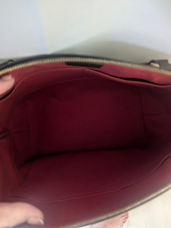 Louis Vuitton Brown Damier Ebene Coated Canvas Shoulder Bag