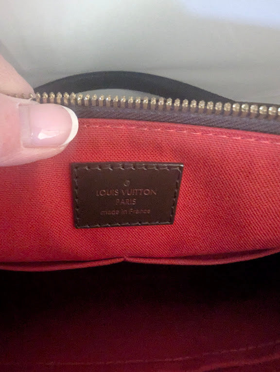 Louis Vuitton Brown Damier Ebene Coated Canvas Shoulder Bag