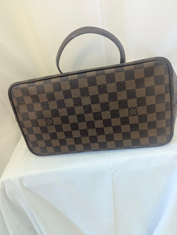 Louis Vuitton Brown Damier Ebene Coated Canvas Shoulder Bag