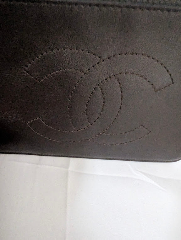 Chanel Brown Lambskin Pochette