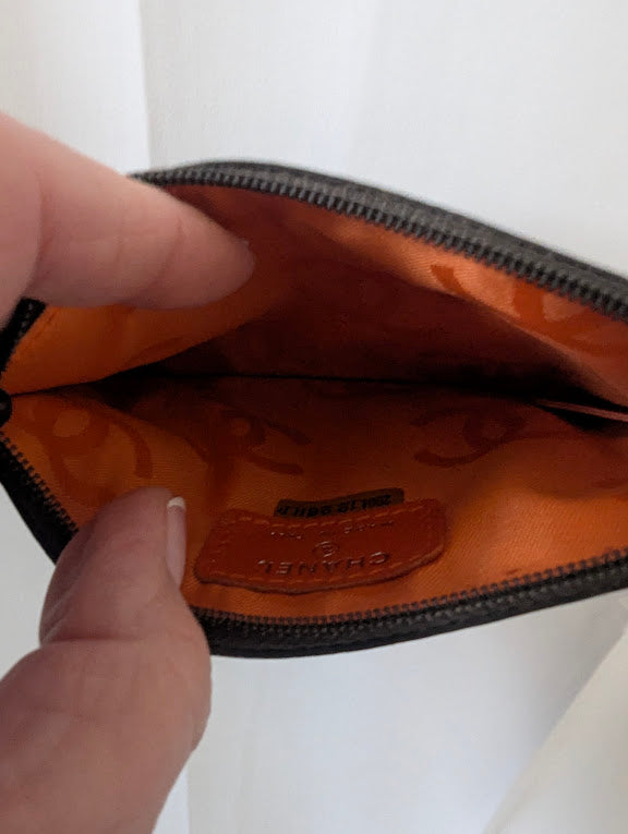 Chanel Brown Lambskin Pochette