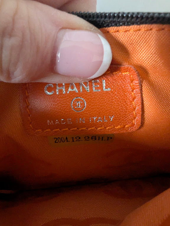 Chanel Brown Lambskin Pochette