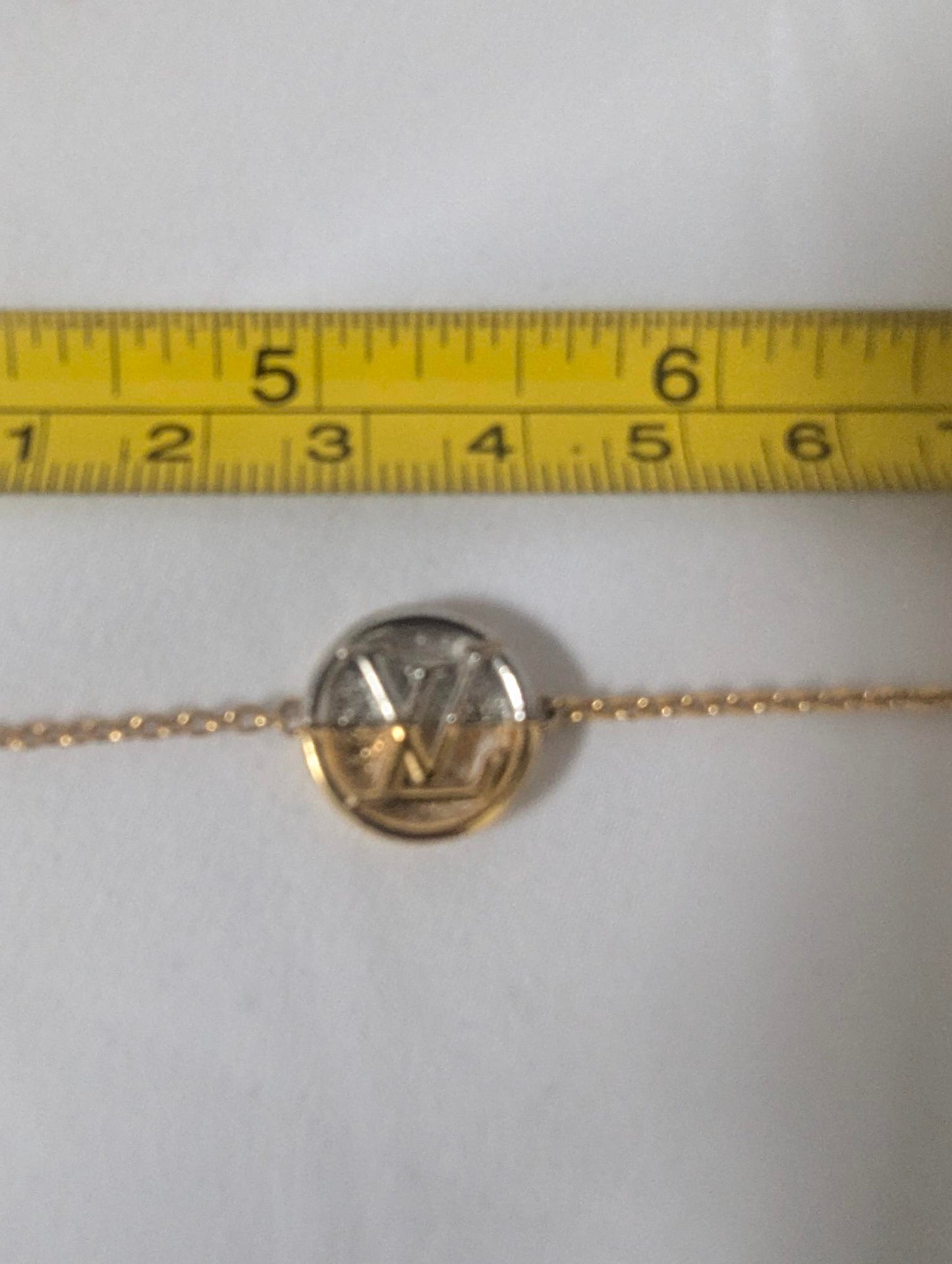 Louis Vuitton Silver/Gold LV Bracelet
