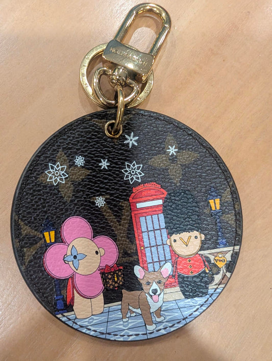 Louis Vuitton London Snow Monogram Charm