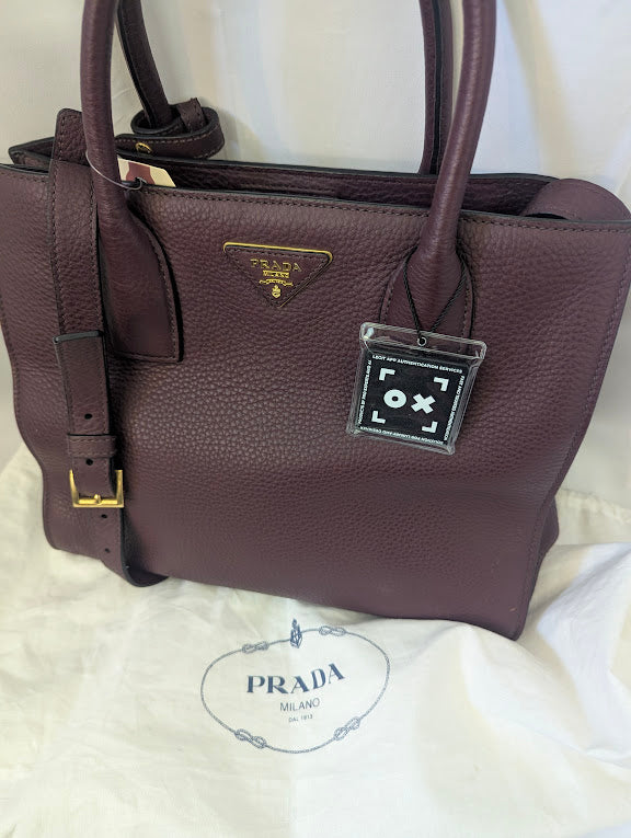 Prada Vitello Daino Tote Bag