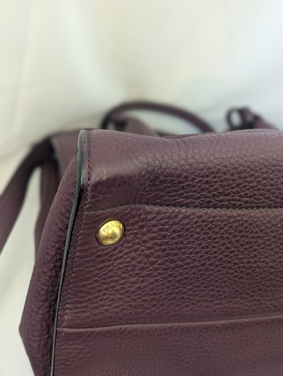 Prada Vitello Daino Tote Bag