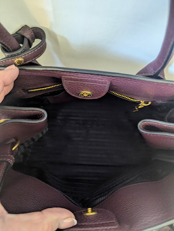 Prada Vitello Daino Tote Bag