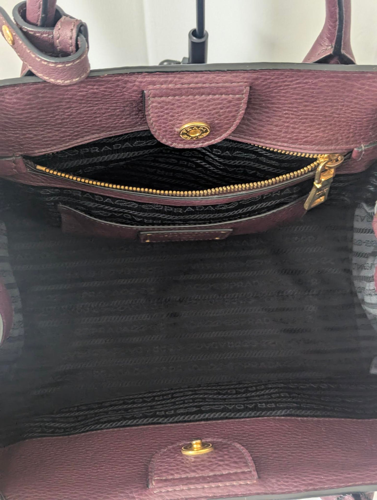 Prada Vitello Daino Tote Bag