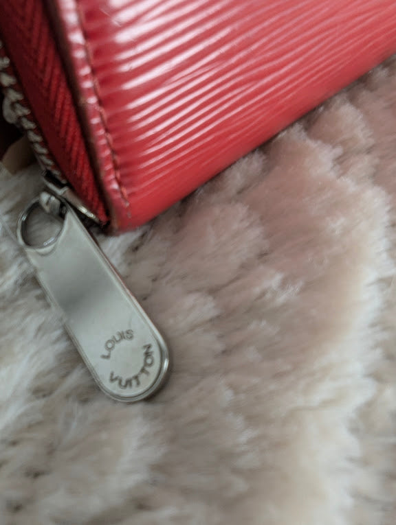 Louis Vuitton Epi Red Zippy Wallet