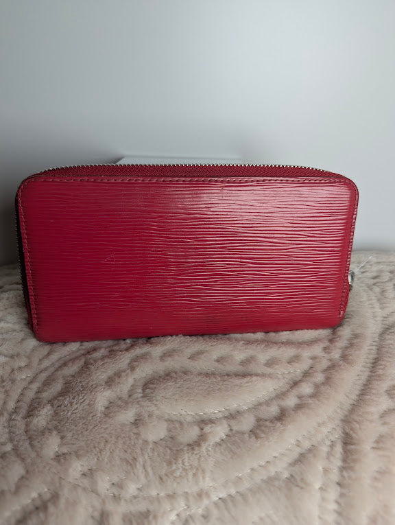 Louis Vuitton Epi Red Zippy Wallet