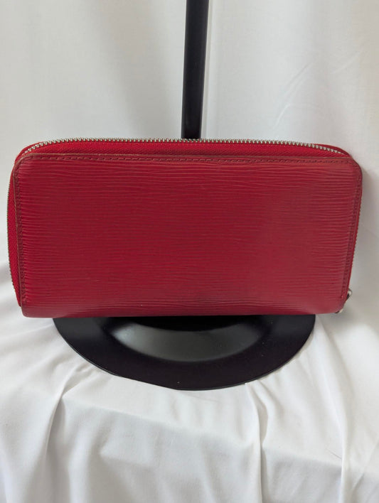 Louis Vuitton Epi Red Zippy Wallet