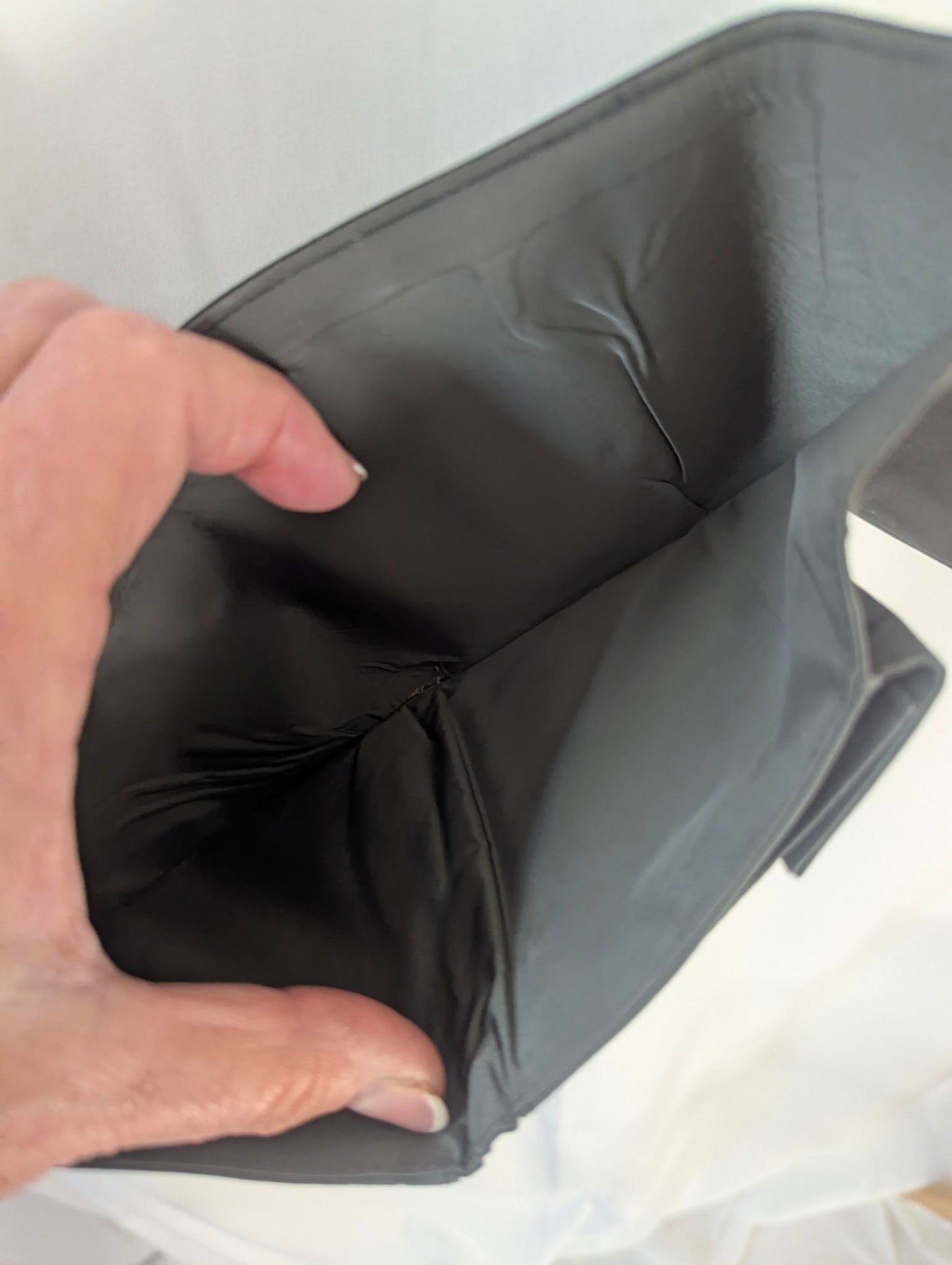 Prada Black Nylon Tri-Fold Men's Wallet