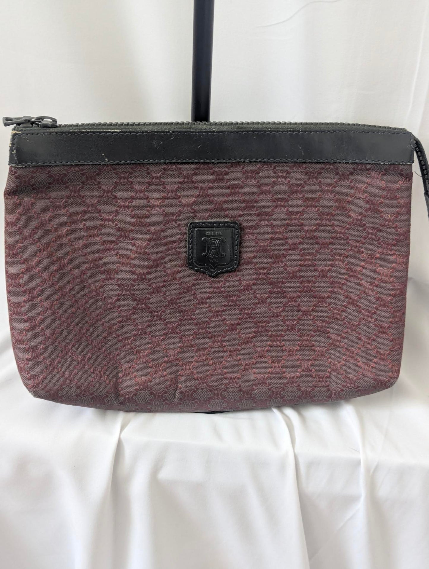 Celine Maroon Macadam Pochette