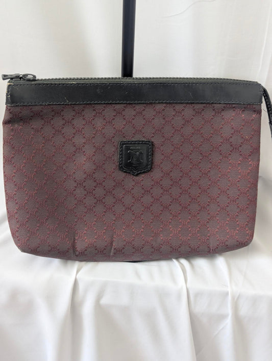 Celine Maroon Macadam Pochette