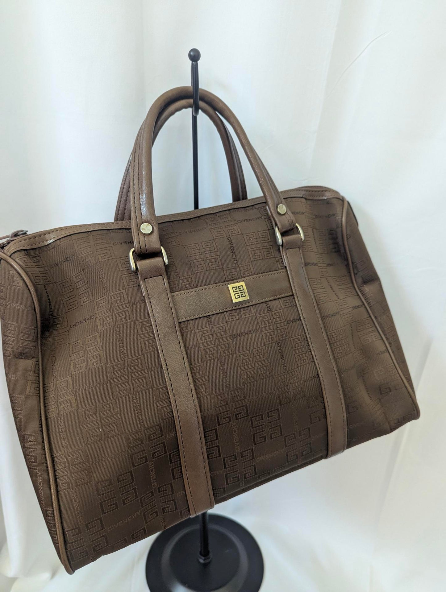 Givenchy Brown 4G Boston Bag