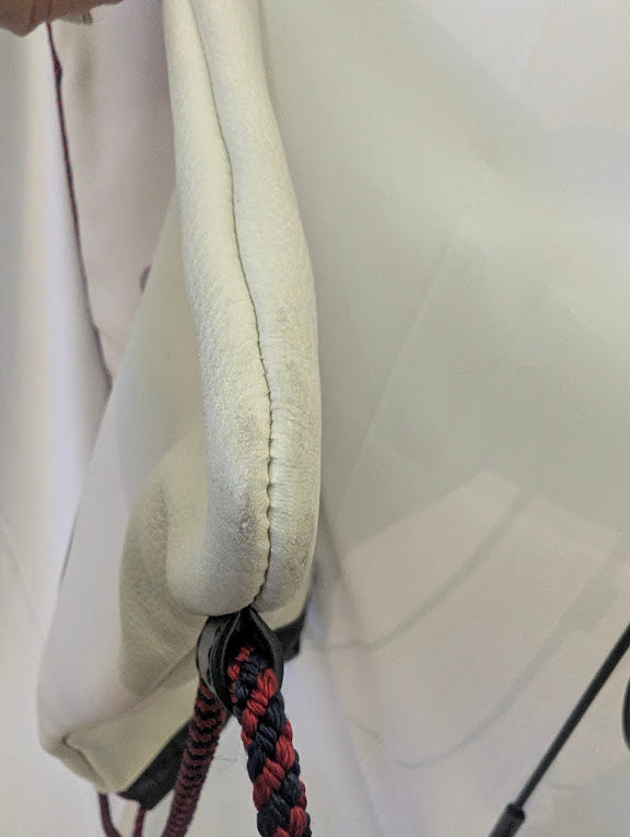 Gucci White Leather Backpack