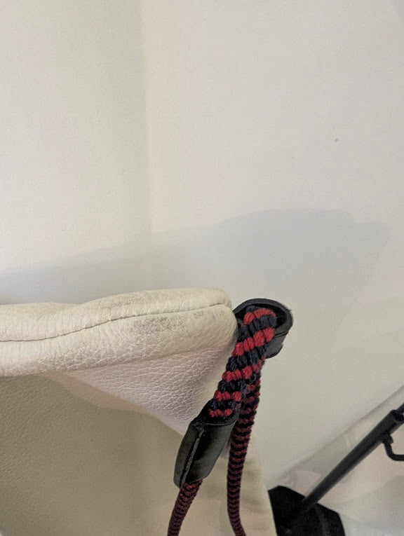 Gucci White Leather Backpack