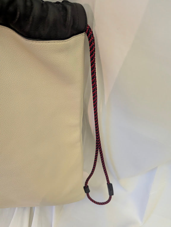 Gucci White Leather Backpack