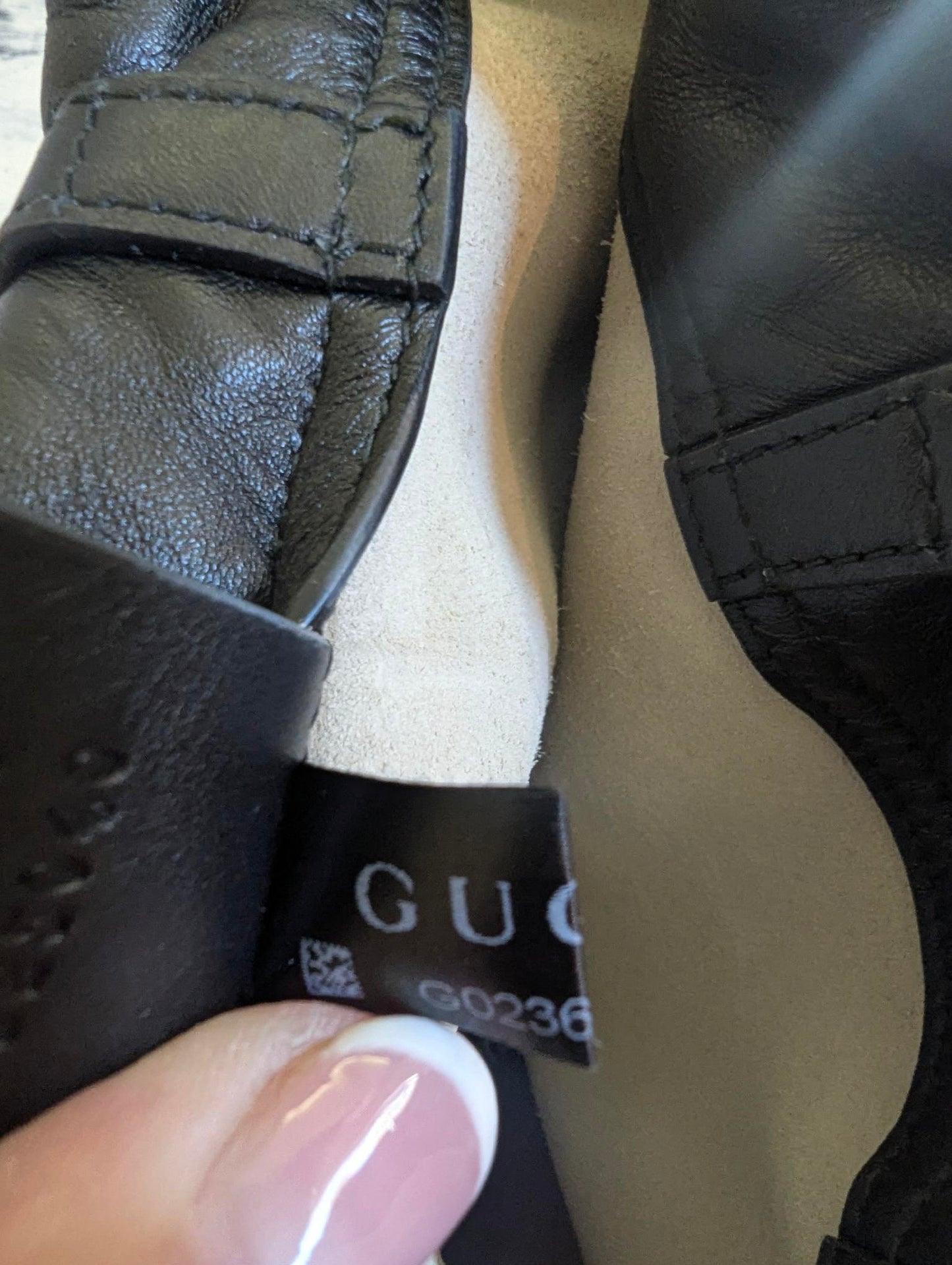 Gucci White Leather Backpack