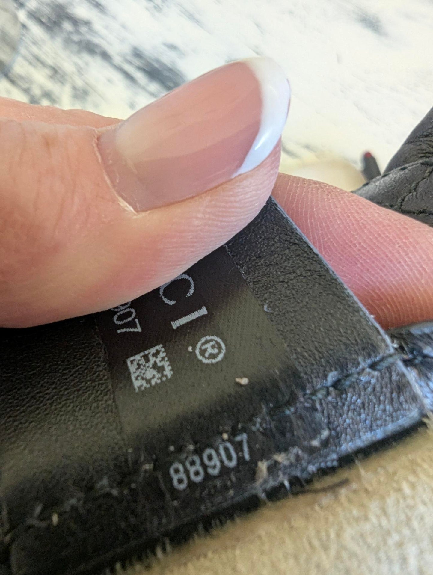 Gucci White Leather Backpack