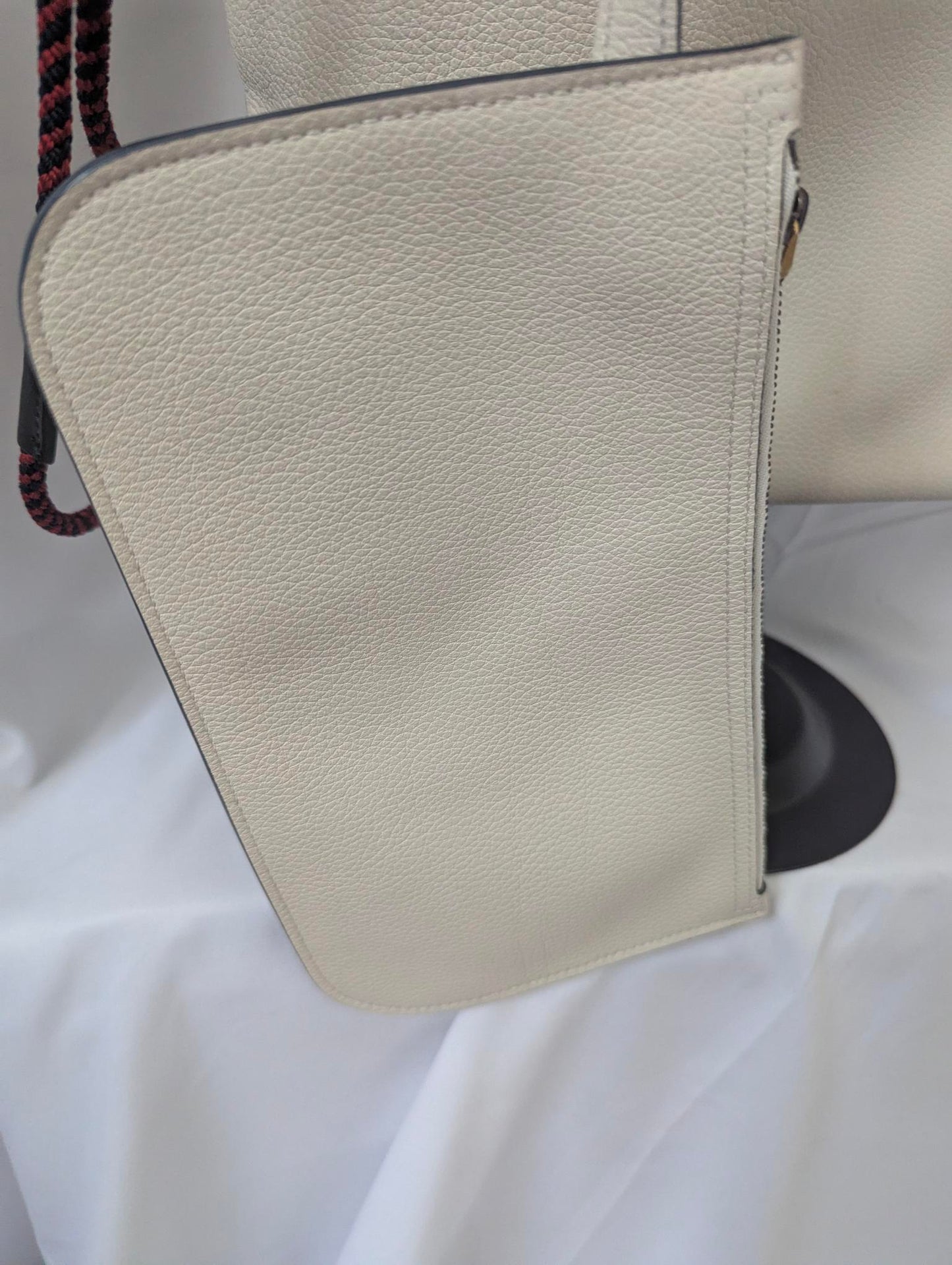 Gucci White Leather Backpack
