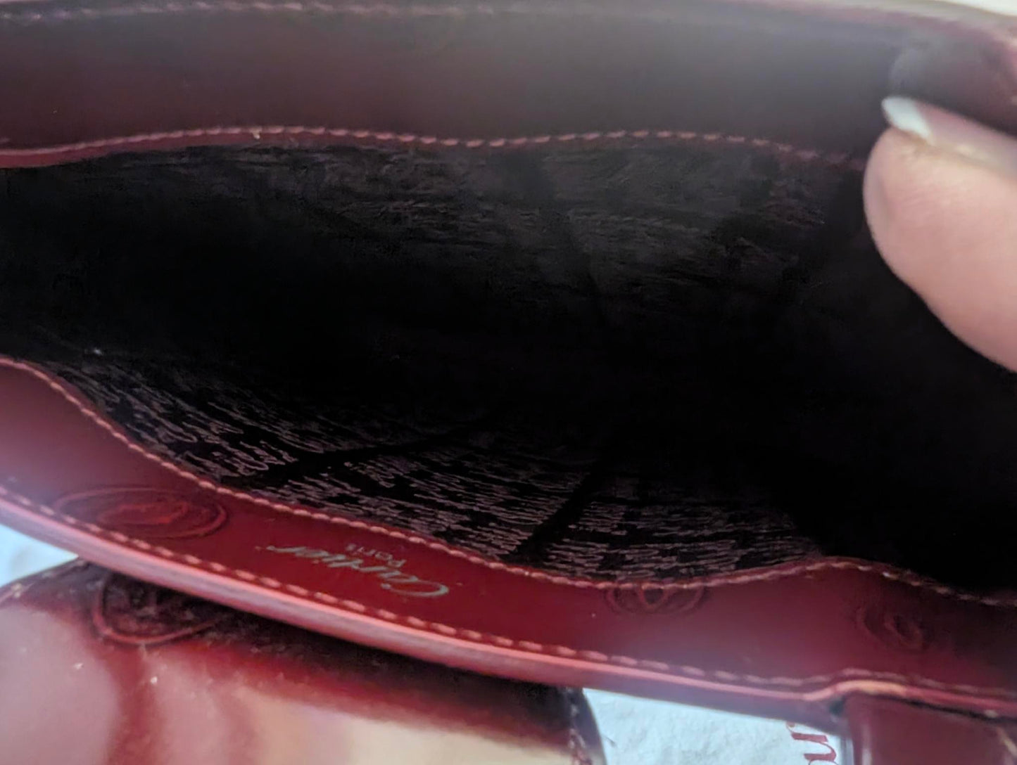 Cartier Bordeaux Birthday Handbag