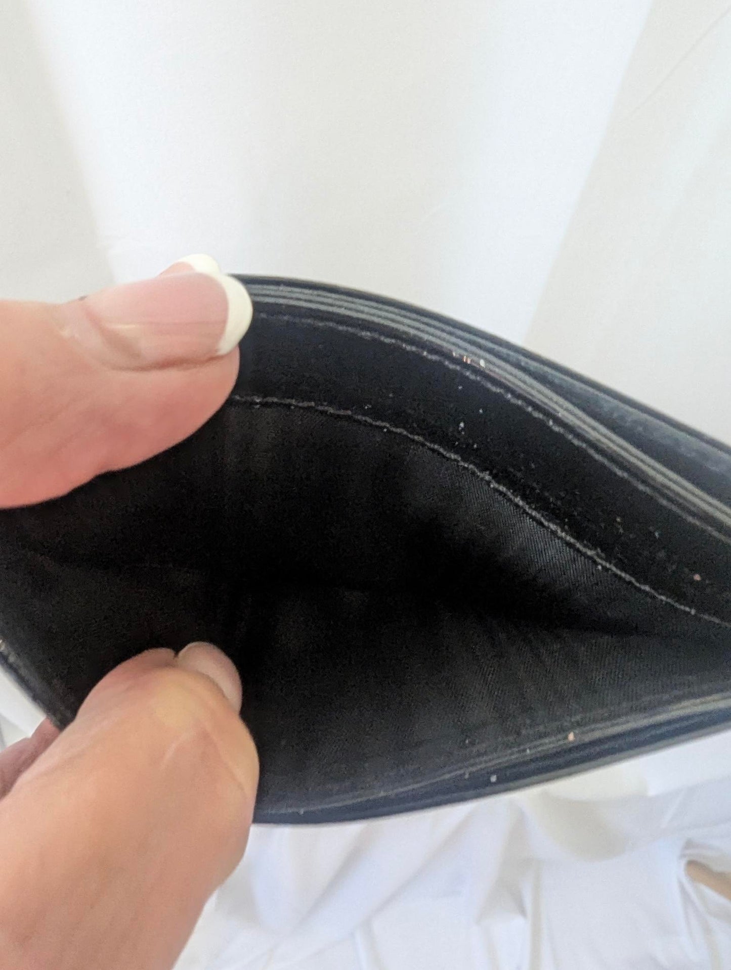 Chanel Black Patent Colored Camellia Flowers 2008 Series 12 Card Case