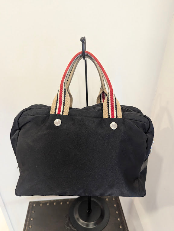 Burberry Blue Label Black Nylon Tote